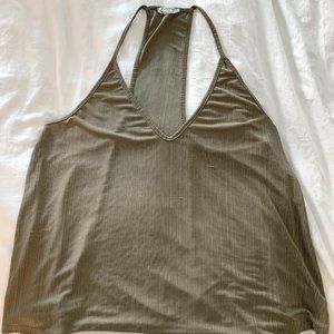 Free People | Ribbed Flowy Tank - Grey Sage